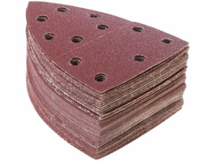 60 feuilles abrasives P40 - P240 pour ponceuses Delta & triangulaires 