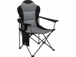 Chaise de camping pliable avec accoudoirs