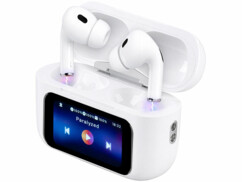 Écouteurs sans fil intra-auriculaires avec traducteur IA - Blanc