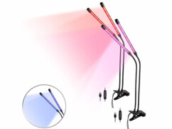 2 lampes de croissance USB avec LED à spectre complet - 2 cols de cygne