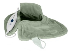 coussin doux chauffant enveloppant pour nuque cervicales epaules douloureux hydas