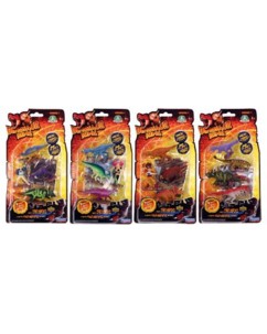 Pack 4 Figurines ''Dinosaur King''