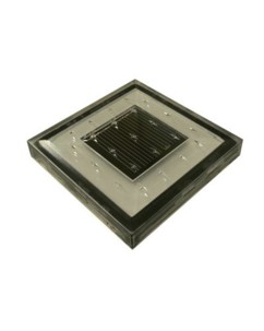 Pavé lumineux solaire bleu