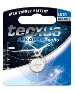 Tecxus pile bouton LR54
