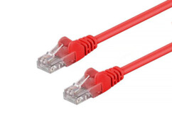 Câble réseau rouge RJ45 cat. 5e U/UTP 1,5 m de la marque Goobay