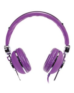 Casque audio micro ''On-Ear'' violet
