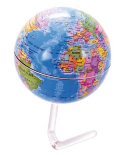 Globe terrestre rotatif motorisé