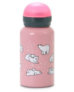 Laken Gourde ''Ours polaire Flocke'' 0,35 L - rose