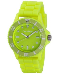 Montre Analogique Newave modèle Jaune Fluo