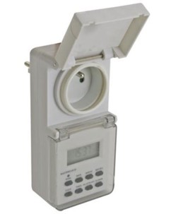 Programmateur électrique hebdomadaire pour usage extérieur