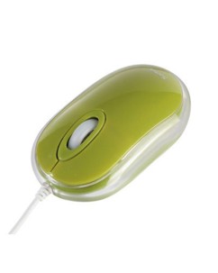 Mini souris cristal - vert olive