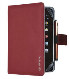 Housse folio pour tablette 8'' avec attache stylet