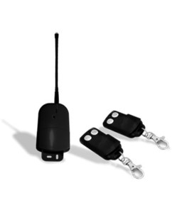 Kit 2 télécommandes universelles 2 boutons + récepteur ext.