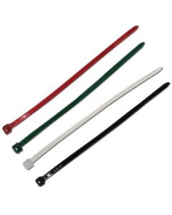 Lot de 50 colliers de serrage 200 x 4,8 mm - 4 couleurs