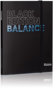 Bloc-notes A5 ''My Personal Compenion'' - ''Black Edition'' Balance