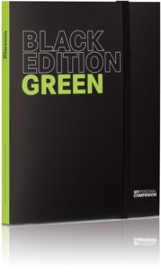 Bloc-notes A5 ''My Personal Compenion'' - ''Black Edition'' Green