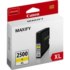 Cartouche d'encre originale PGI-2500 XL Jaune de la marque Canon pour imprimante jet d'encre Canon Maxify