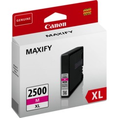 Cartouche d'encre originale PGI-2500 XL Magenta de la marque Canon pour imprimante jet d'encre Canon Maxify