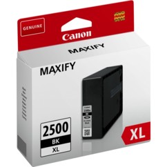 Cartouche d'encre originale PGI-2500 XL Noir de la marque Canon pour imprimante jet d'encre Canon Maxify