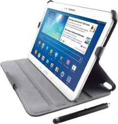 Etui folio stand & stylus pour Galaxy Tab3 10.1
