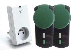 Kit prise Smart wifi avec prise murale télécommandée x2 - Extérieur