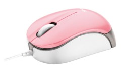 Mini souris optique Trust Nanou - Rose