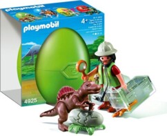 Soigneur de reptiles et bébé spinosaure Playmobil 4925
