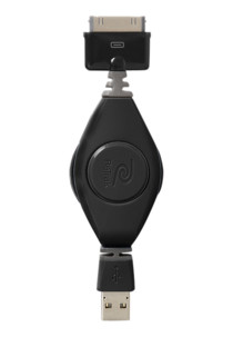 câble usb vers apple dock retrak euip30blk retrak 1 m pour transfert et chargement