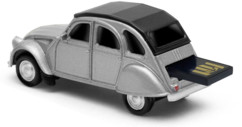 clé usb 16 go design deudeuche deuche 2cv 2 chevaux gris argent autodrive