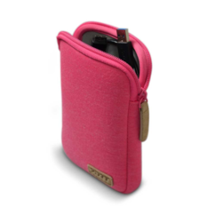 housse pour disque dur externe 2,5 port torino pouch rose