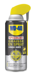 graisse en spray longue durée pour roulements et chaines specialist wd-40 250ml