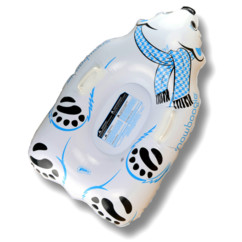 luge gonflable ours polaire wham-o snow boogie