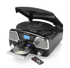 platine vinyle 33 45 78 tours avec cd usb sd et radio FM Ricatech RMC 90 Ibiza