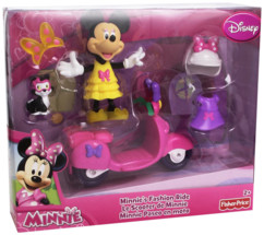 minnie et son scooter fisher price w5115 en boite