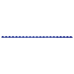 pack de 100 peignes anneaux de reliure 6 mm bleu pour carnet A4 relieuse