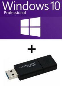 Pack Windows 10 Pro 64 bits OEM avec clé USB 32 Go