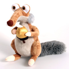 Peluche l'Age de Glace 5 : Les Lois de l'Univers - Scrat