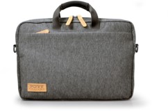sacoche pc portable 13 14 poucesstyle tweed gris port torino