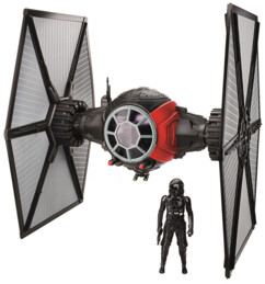 Vaisseau Tie Figher Star Wars avec son pilote