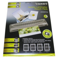 50 pochettes de plastification A4 / A5 / A6 / Cartes de visite - 75 microns