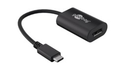 adaptateur vidéo displayport pour port usb c macbook Goobay