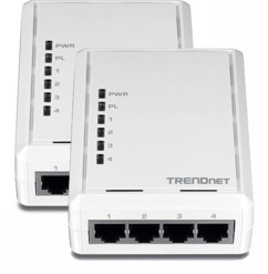 2 adaptateurs CPL 500 MBPS 4 Ports réseau TPL-4052E