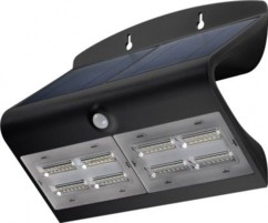 Applique murale solaire 6,8 W - Noir