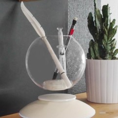 Bulle transparente à décorer pour base magnétique
