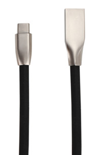 câble plat design usb type c vers type a pour connexion macbook air vers tv version noir