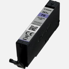 Cartouche originale Canon CLI-581 PB (Bleu Photo) - XL