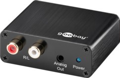 convertisseur signal audio numérique vers analogique goobay