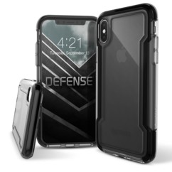 Coque renforcée pour iPhone XS Max : Defense Clear - Noir