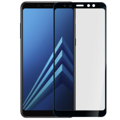façade de protection en verre trempé pour samsung galaxy a8 2018