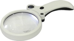 Loupe à main 4 lentilles + LED